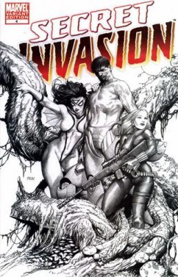 

Secret Invasion #4 "Mcniven Sketch Variant" (MARVEL COMICS)