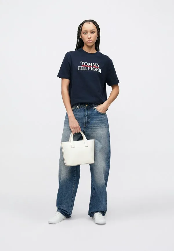 Джинсы средней посадки, зауженные, с широкими штанинами Tommy Hilfiger, Glow — фото 2