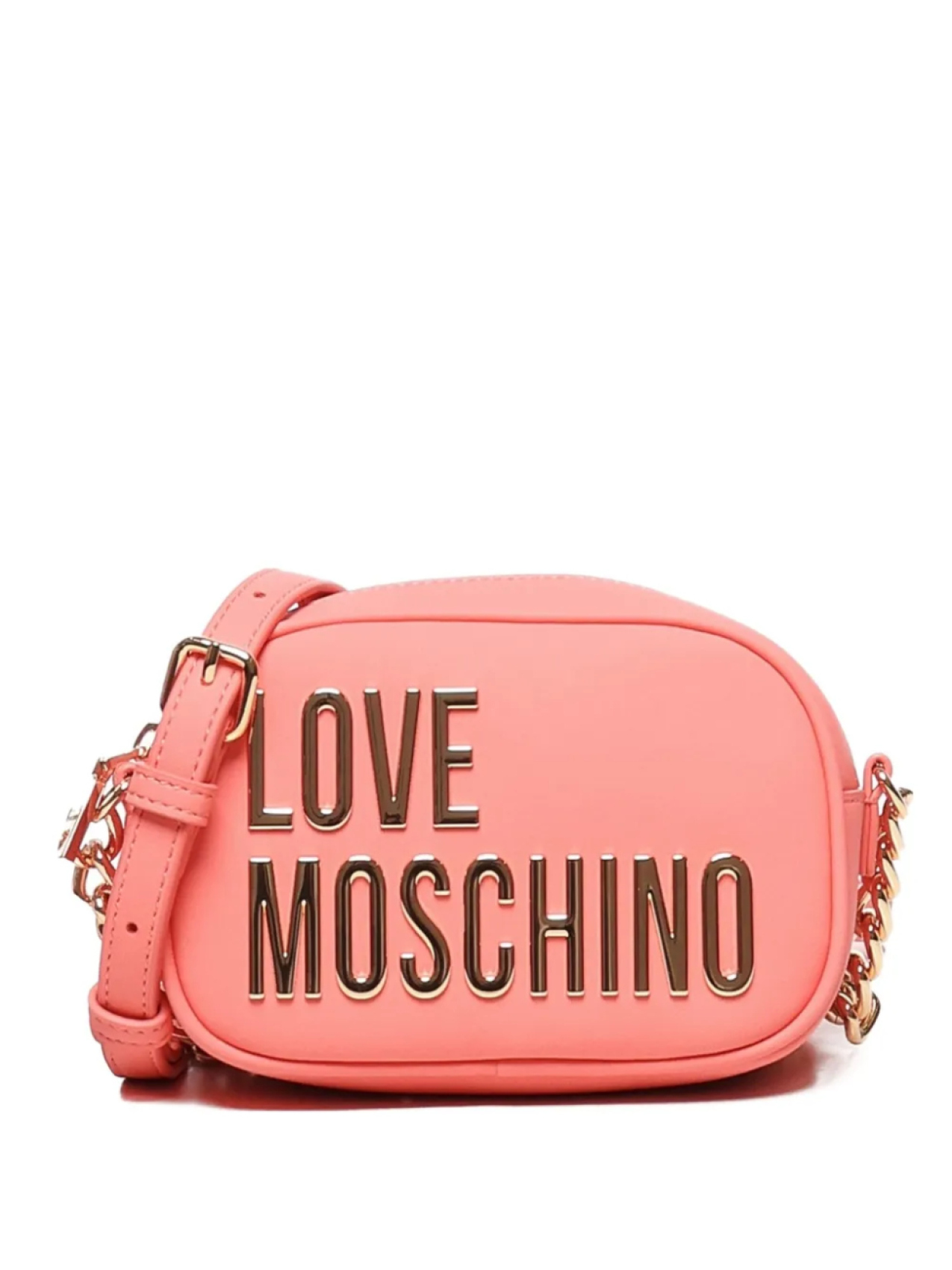 

Сумка через плечо с логотипом Love Moschino, розовый