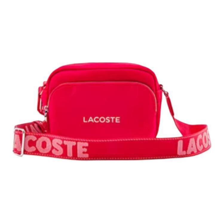 

LACOSTE Тканевая наплечная сумка через плечо унисекс красная, Red