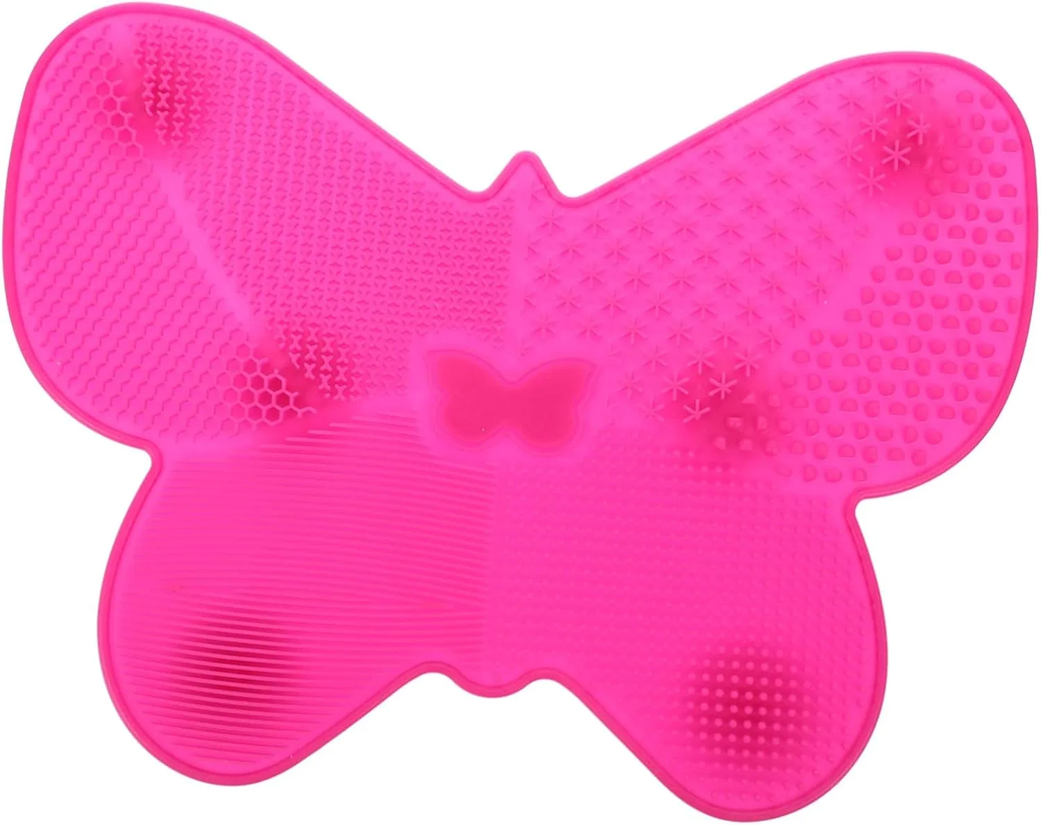Силиконовый коврик для чистки кистей Beatifufu, 23x17 см, розовый