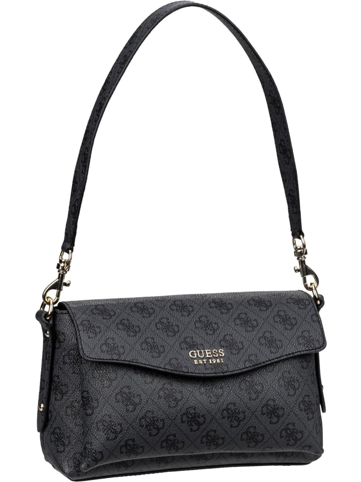 

Наплечная сумка Guess, цвет coal logo
