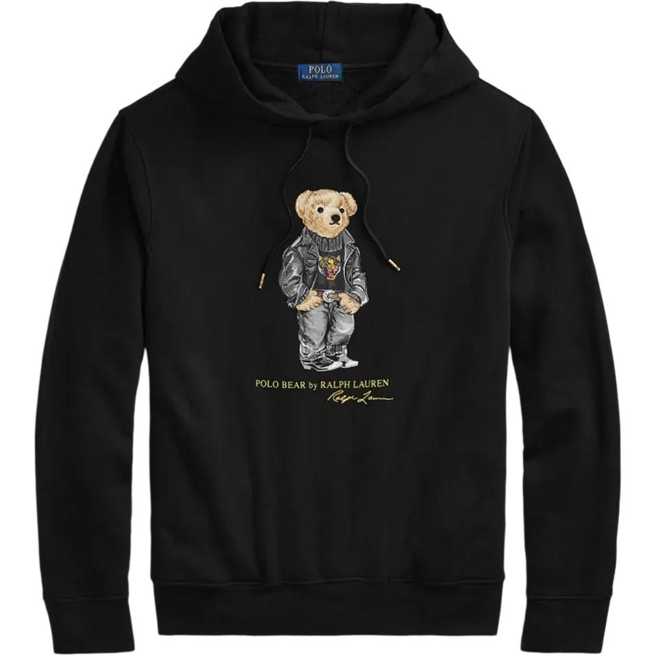 Polo Ralph Lauren Футболка худи мужская черная FW24 — фото 2