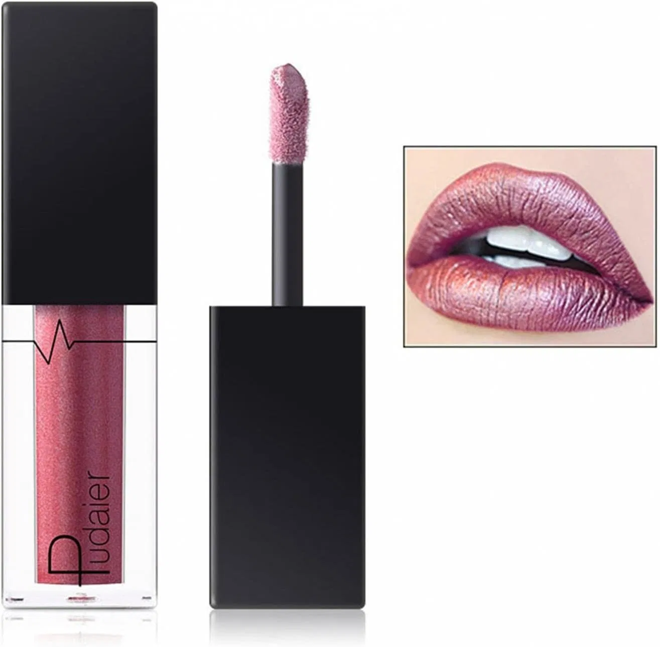 Блеск для губ Foreted Color Lip, металлик, 4 цвета