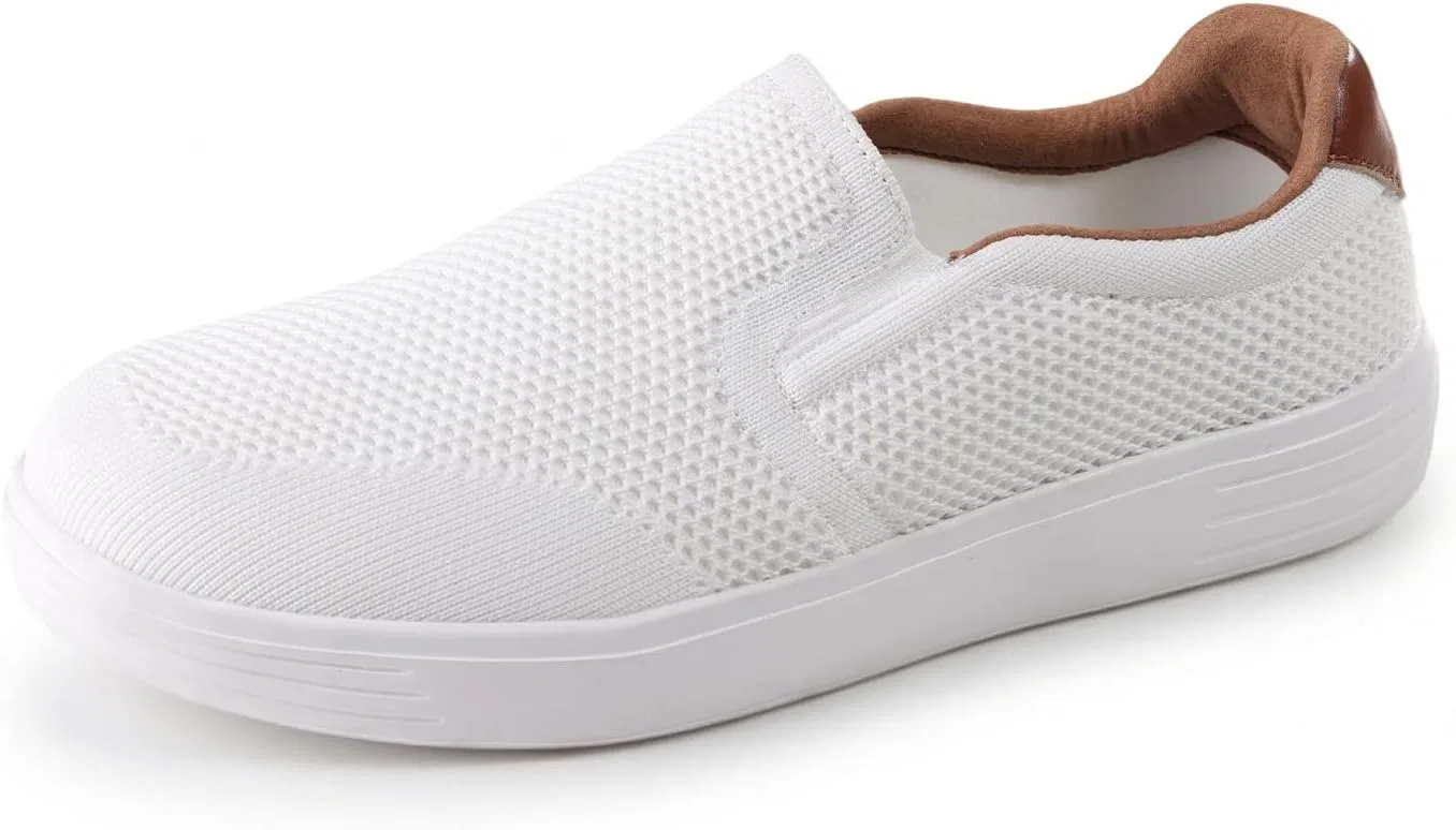 Лоферы мужские TIOSEBON Memory Foam Mesh, белый