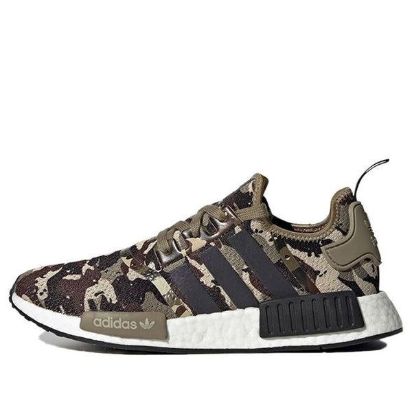 

Кроссовки nmd_r1 'savanna camo' Adidas, коричневый