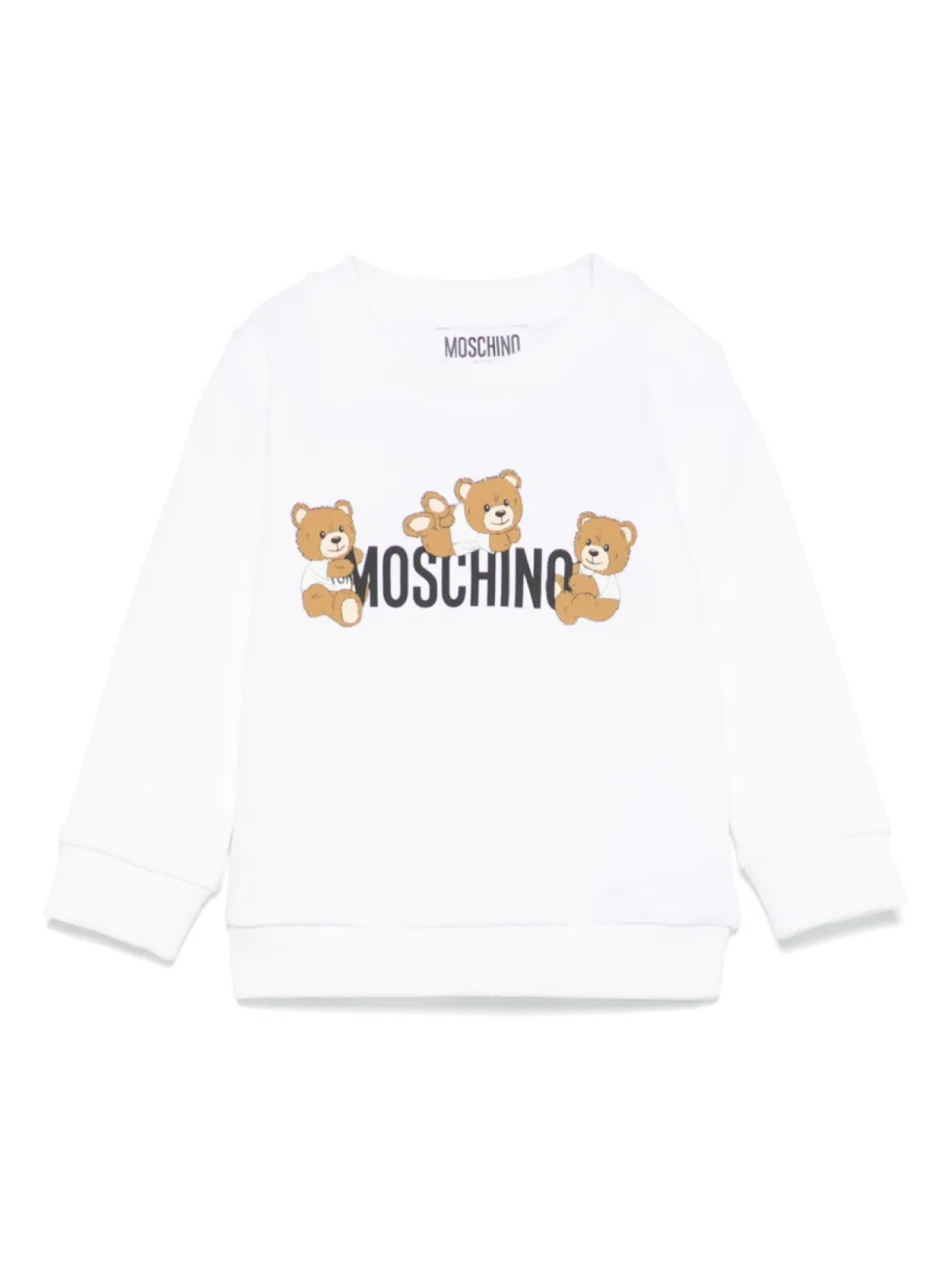 

Moschino Kids толстовка с принтом Teddy Bear, белый