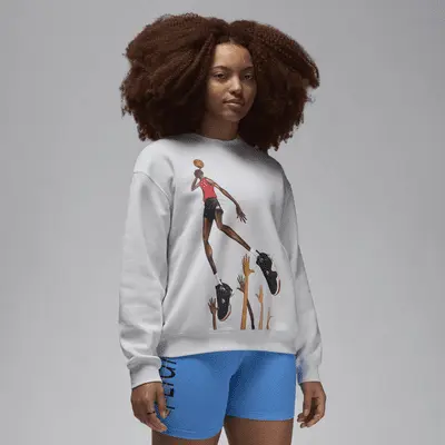 

Толстовка Jordan Artist Series by Darien Birks, цвет Pure Platinum