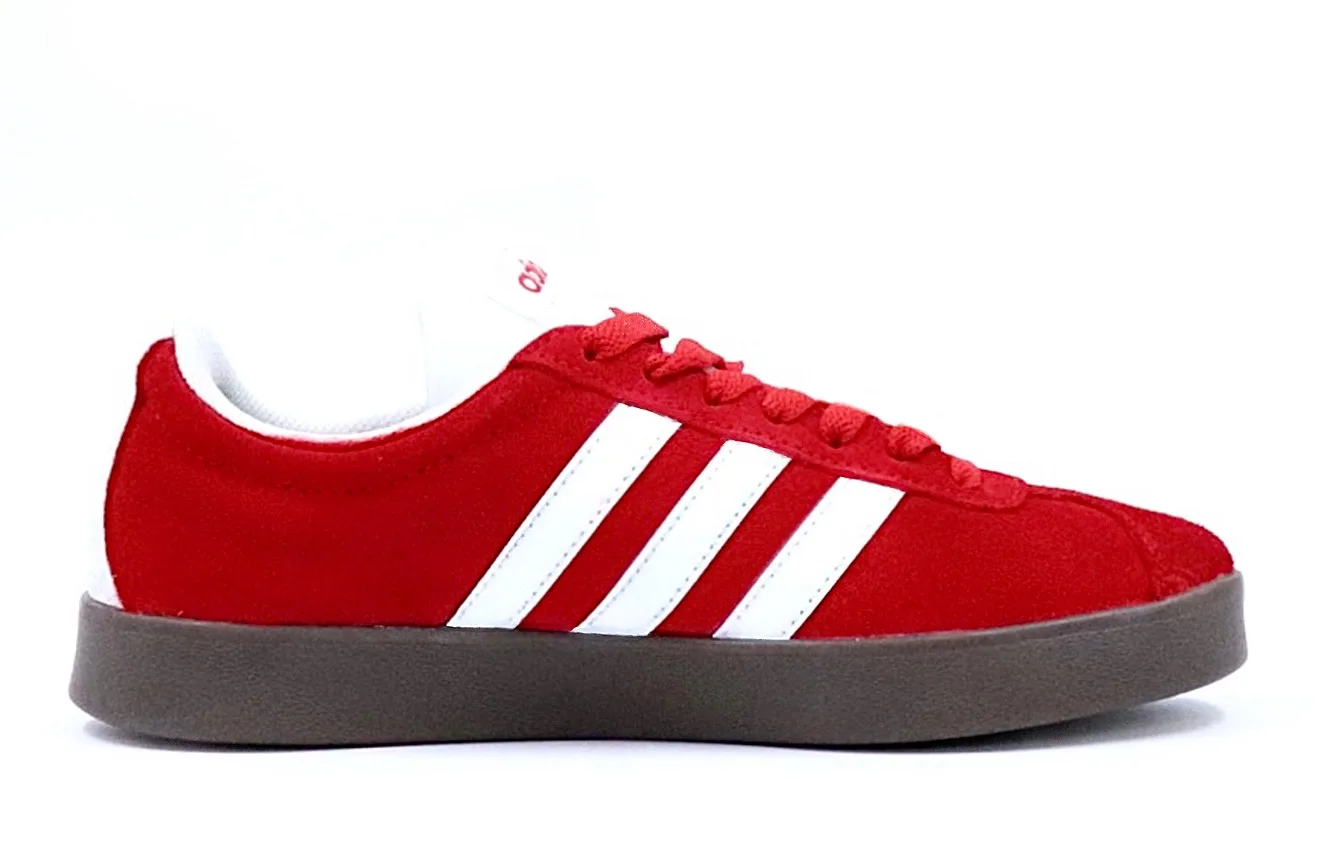 Adidas Neo Vl Court Classic Skateboard Shoes Unisex Low top Red/White — фото 4