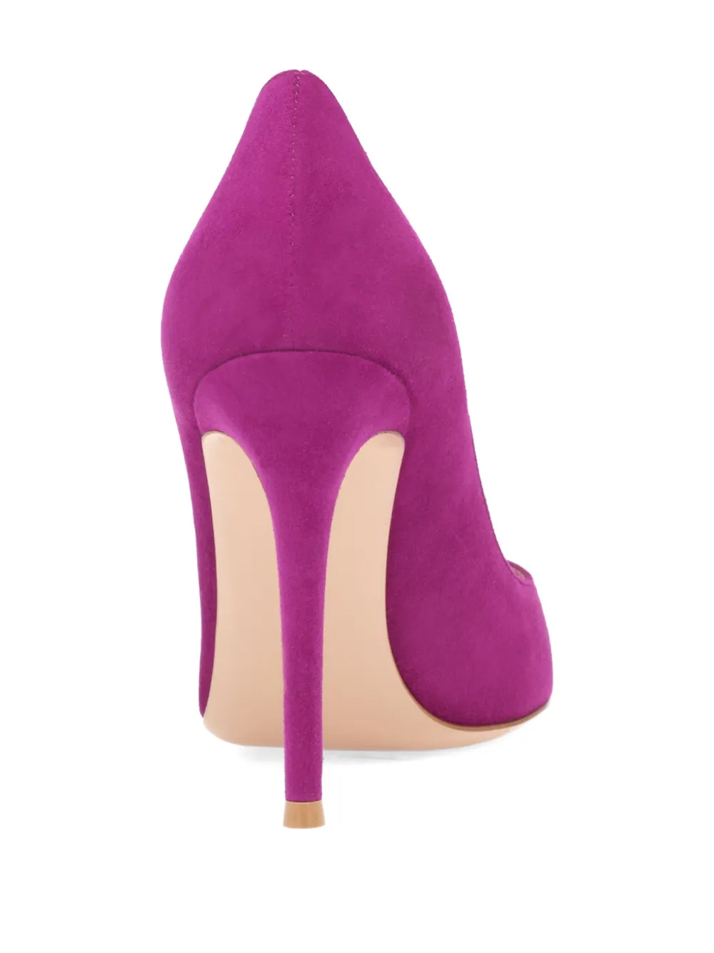 Туфли-лодочки Gianvito из замши на шпильке 105 мм Gianvito Rossi, фиолетовый — фото 3