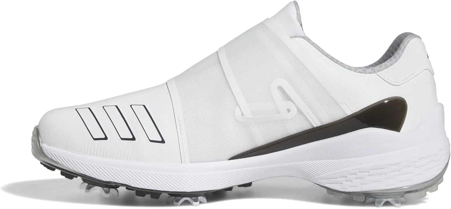 Мужские гольф-туфли Adidas ZG23 Boa, белый/черный/металлик