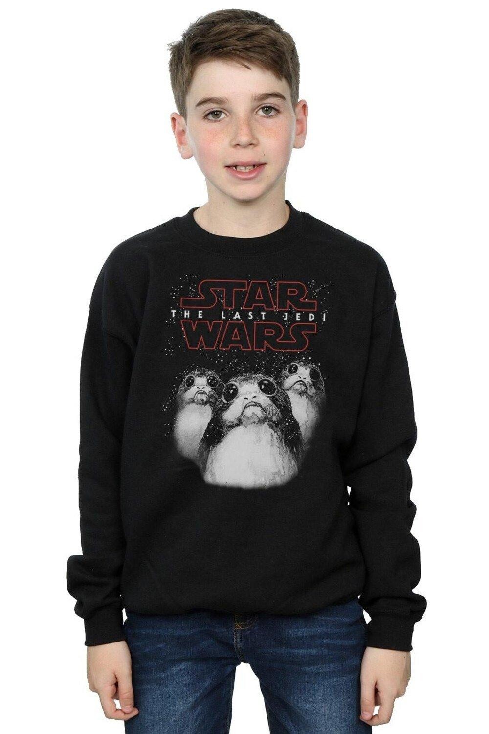 

Толстовка «Последние джедаи Поргс» Star Wars, черный