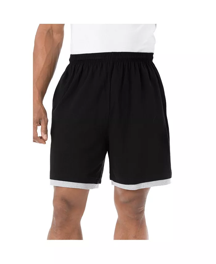 

Шорты джерси легкие свободные Big & Tall Hang-Down KingSize, черный