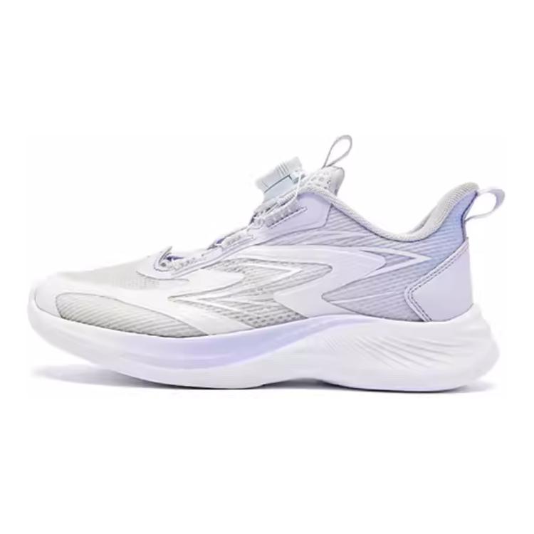 

QIAODAN Кроссовки детские Qingsu 1.0 Light Speed Low Top Jordan White Kapok Purple