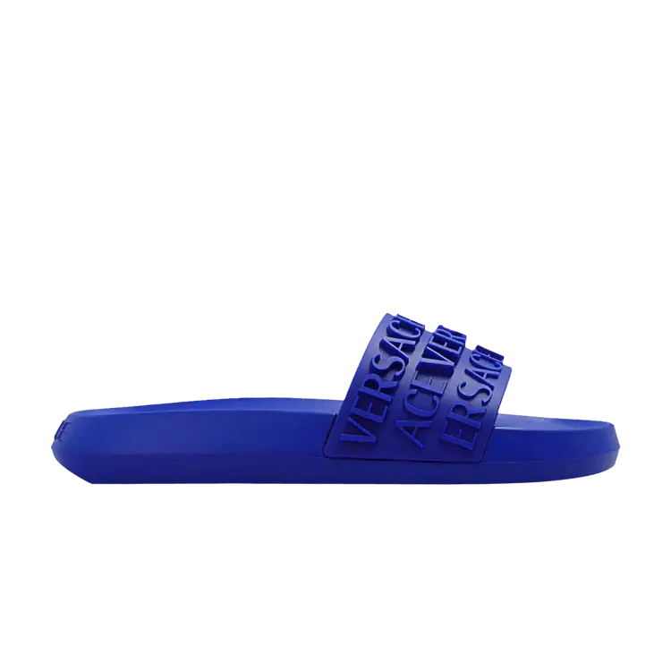 

Сандалии Versace Versace Slide 'Allover Logo - Blue', синий