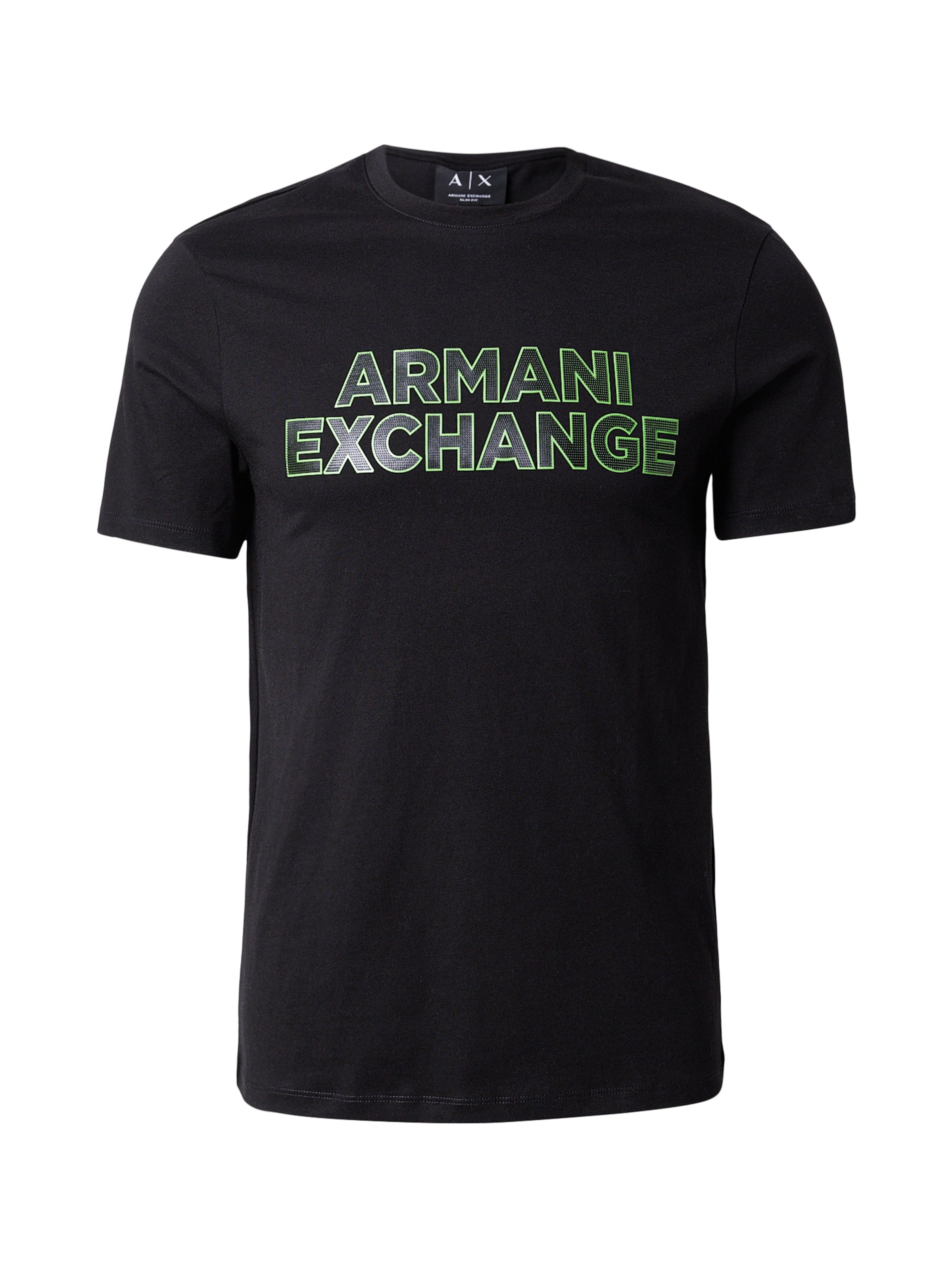 

ARMANI EXCHANGE Футболка в черном цвете