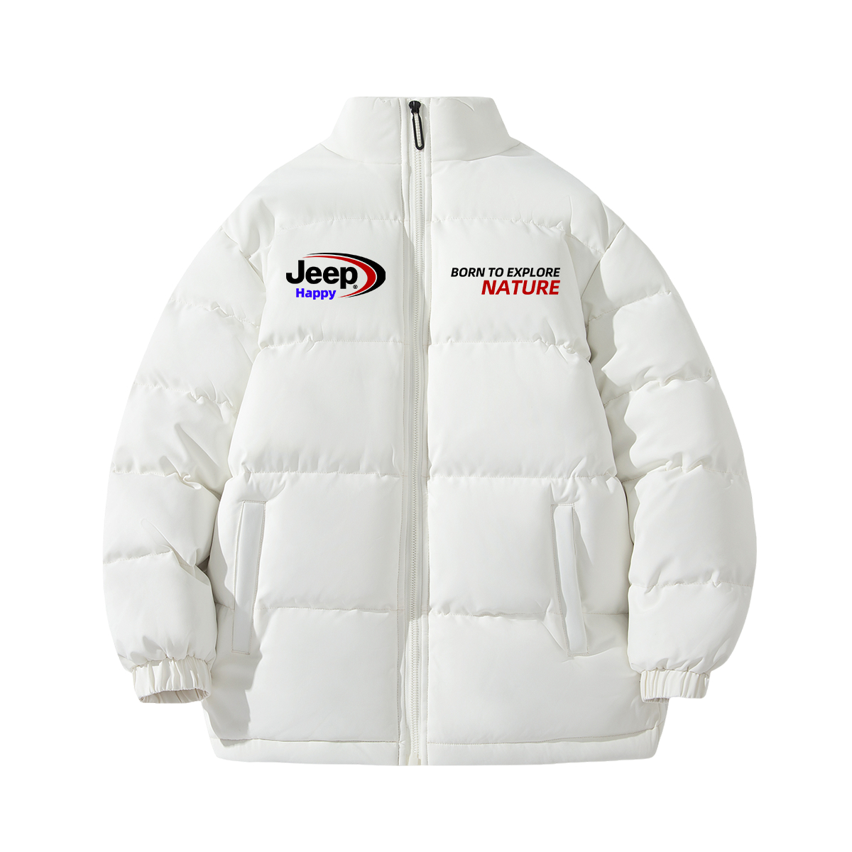 

Детская утепленная куртка с воротником-стойкой Jeep, белый