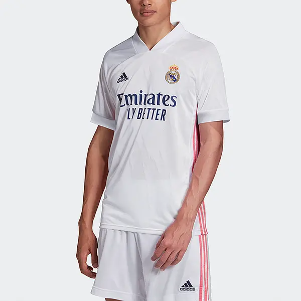 Футболка real madrid 20 21 домашняя майка белая Adidas, белый — фото 4