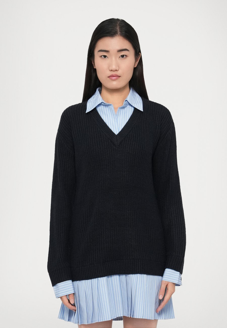 

Платье Cinq à Sept LORELI COMBO DRESS, Navy/Blue/Dark Blue