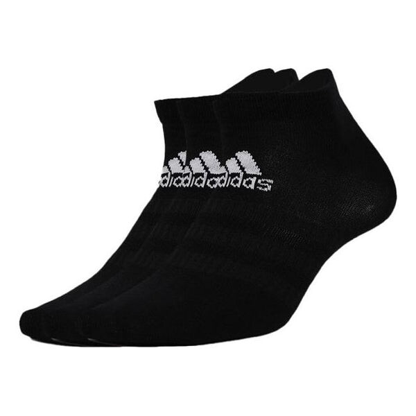 

Носки adidas Light Low 1pp Training Sports Socks Couple Style 3 Pairs Black, черный