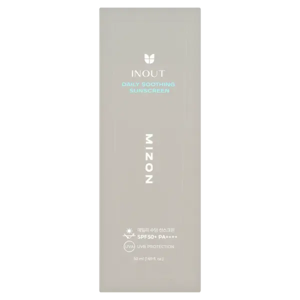 

Успокаивающий крем для лица с spf50+ pa++++, 50 мл Mizon Inout