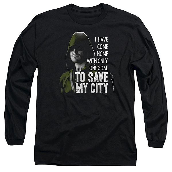 

Футболка Arrow save my city с длинным рукавом Licensed Character