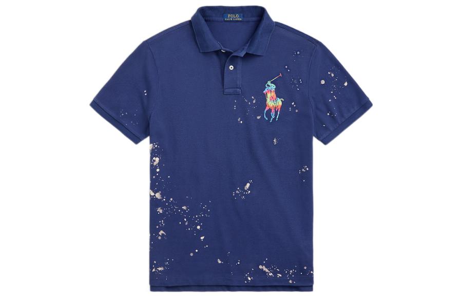 

SS23 Футболка поло мужская морской синий Polo Ralph Lauren