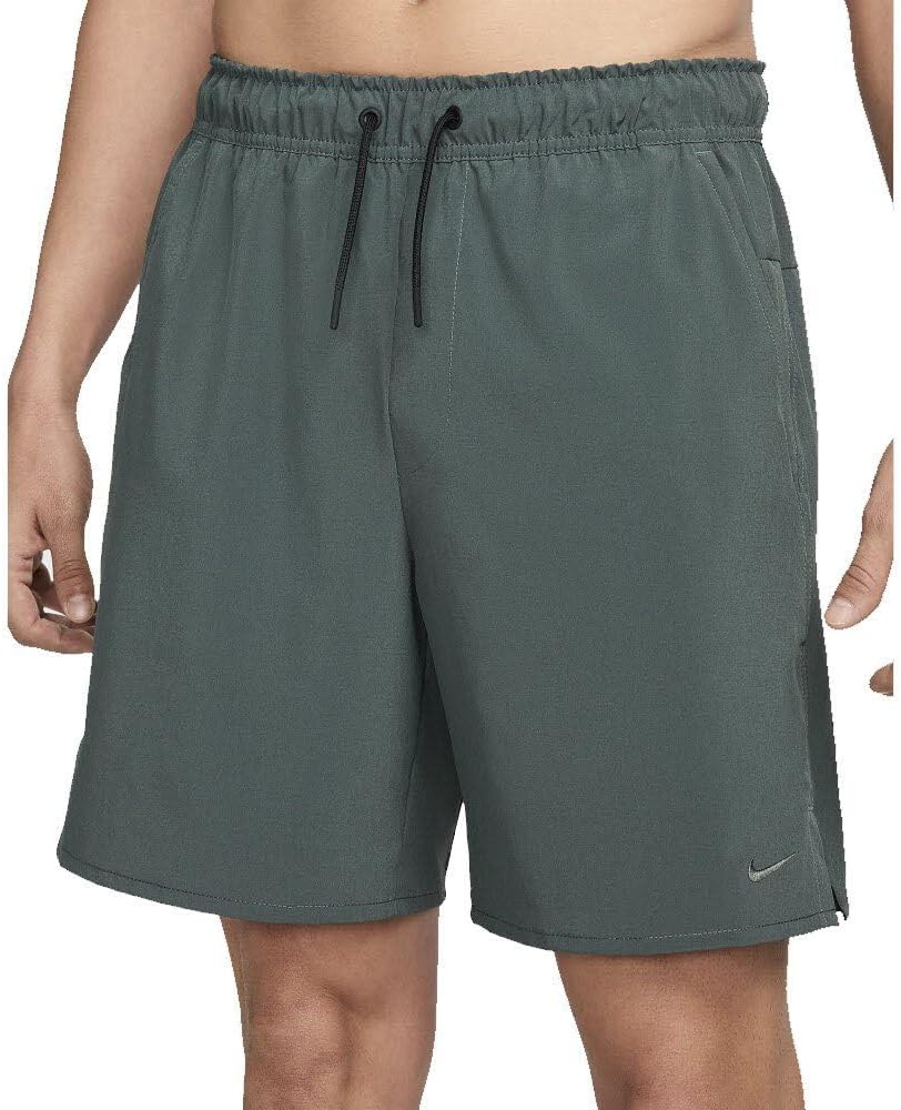 

Мужские шорты Nike Dri-fit Unlimited Woven 7 дюймов без подкладки, Vintage Green/Black/Vintage Green