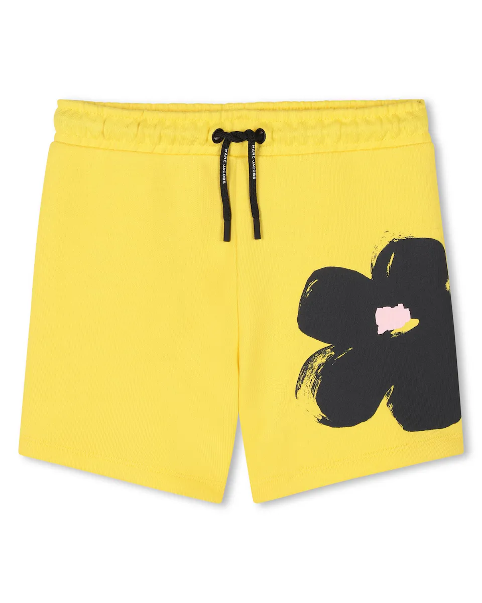 

Шорты для девочки из желтого хлопка Marc Jacobs, жёлтый