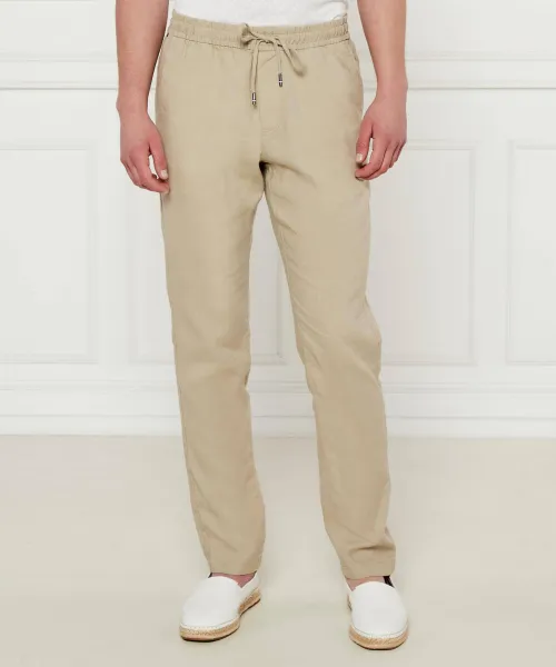 

Льняные брюки-чинос Harlem Relaxed fit Tommy Hilfiger, бежевый