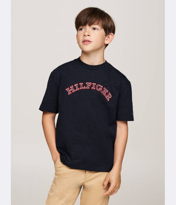 

Футболка детская Tommy Hilfiger с логотипом, синий