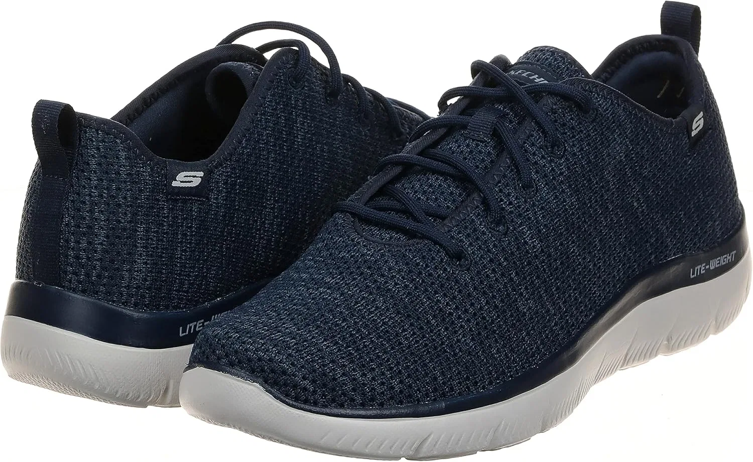 Мужские кроссовки Skechers Summits Doharis, Navy Knit Trim — фото 4