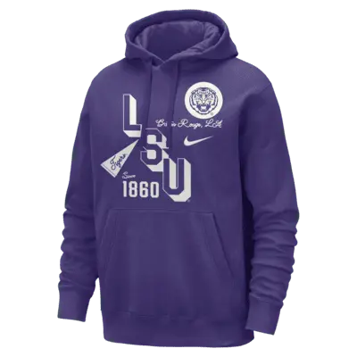 

Худи Nike LSU Club, цвет Court Purple/Summit White