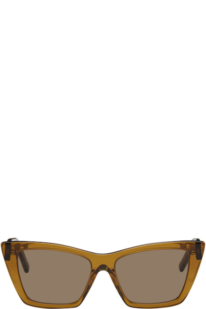 

Коричневые солнцезащитные очки SL 276 Mica Saint Laurent
