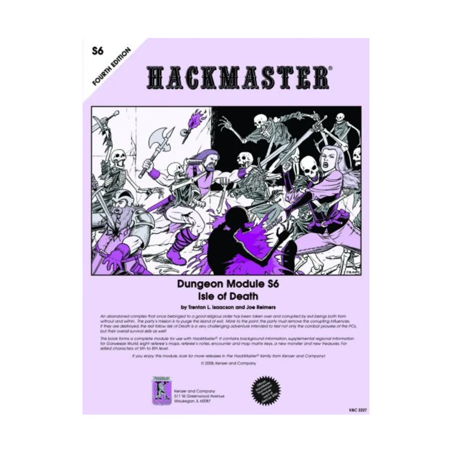 

Isle of Death, HackMaster (4th Edition), мягкая обложка