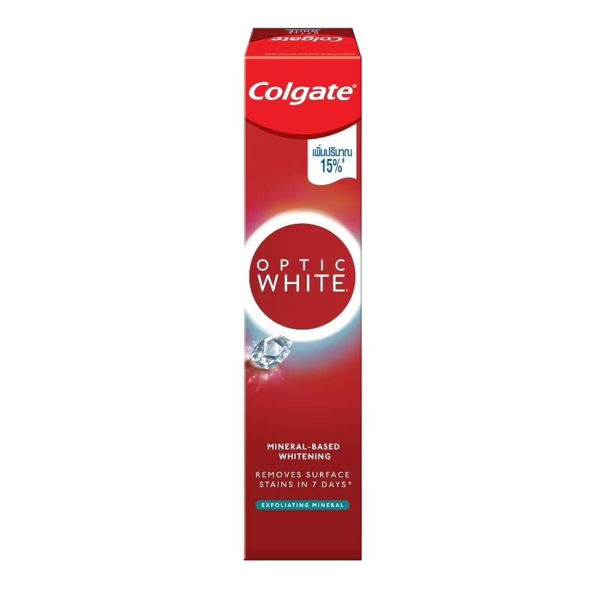 

Colgate Зубная паста Optic White Exfoliating Mineral 46 G, Red