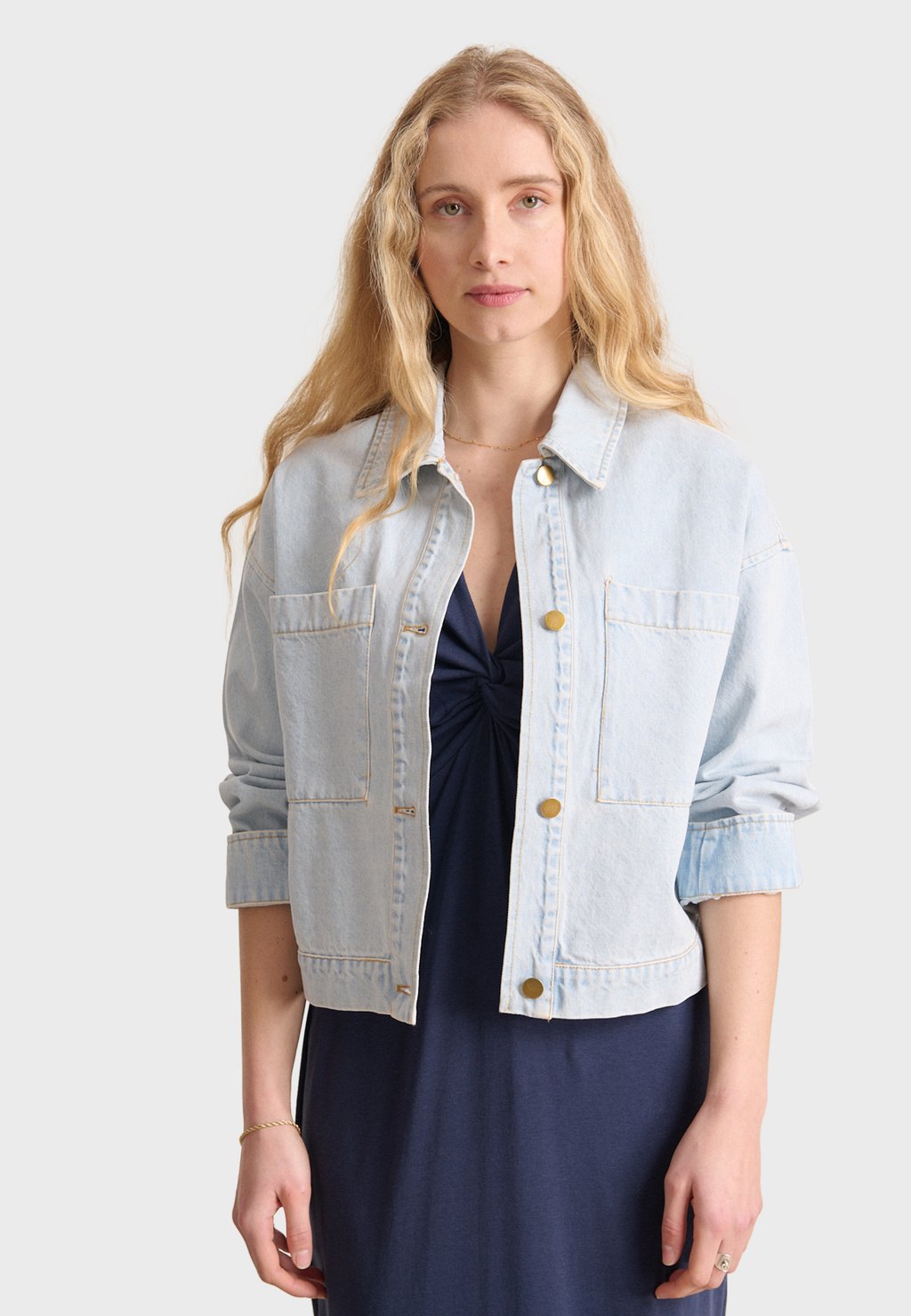 

Джинсовая куртка DENIM JACKET VALENCE Garance Paris, цвет Faded Blue