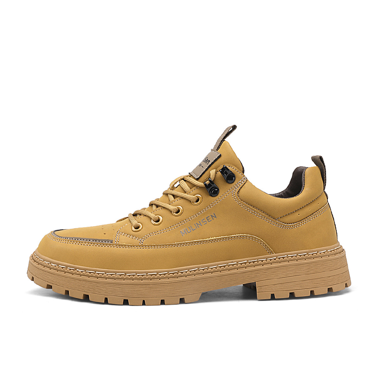 

Износостойкие низкие повседневные туфли для мужчин Mulinsen, Earth Yellow