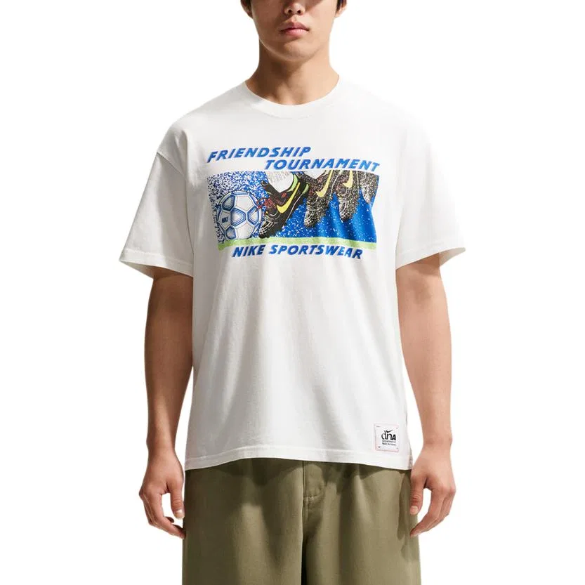 Футболка AS M NSW LSE CELEB FB 2 T Shirt мужская Nike, White/Blue/Black