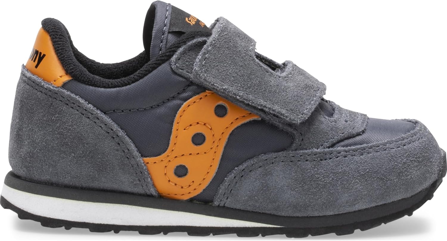 

Детские кроссовки Saucony Baby Jazz на липучках, оранжевый/серый