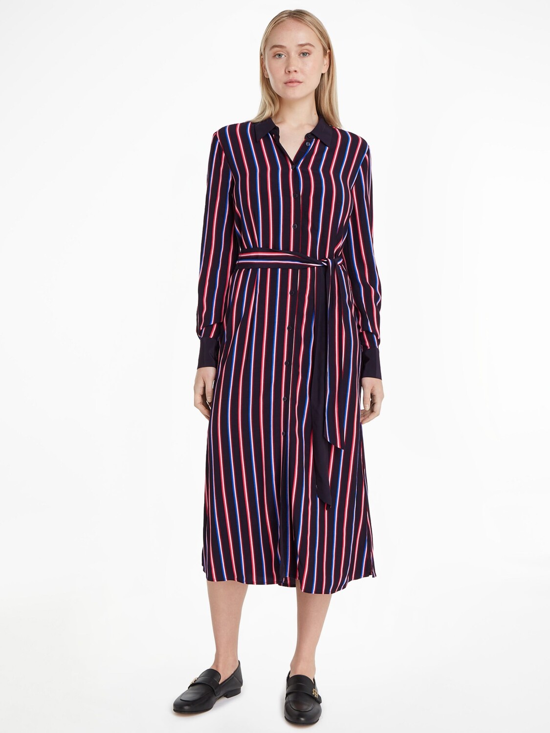 

Платье-миди в полоску Tommy Hilfiger, мини-поп-полоска