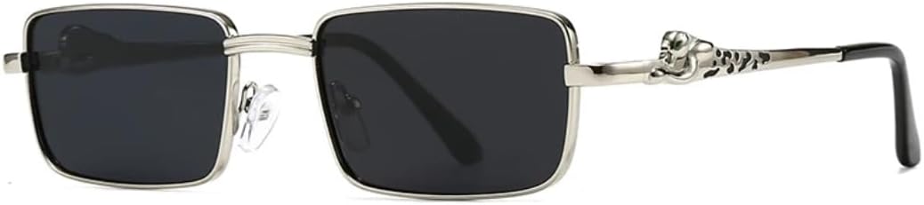 

Солнцезащитные очки с защитой от УФ-излучения UV400 | Тонкая оправа, металлические петли | Линзы ярких цветов для занятий спортом на открытом воздухе и вождения DSVIGF, Silver