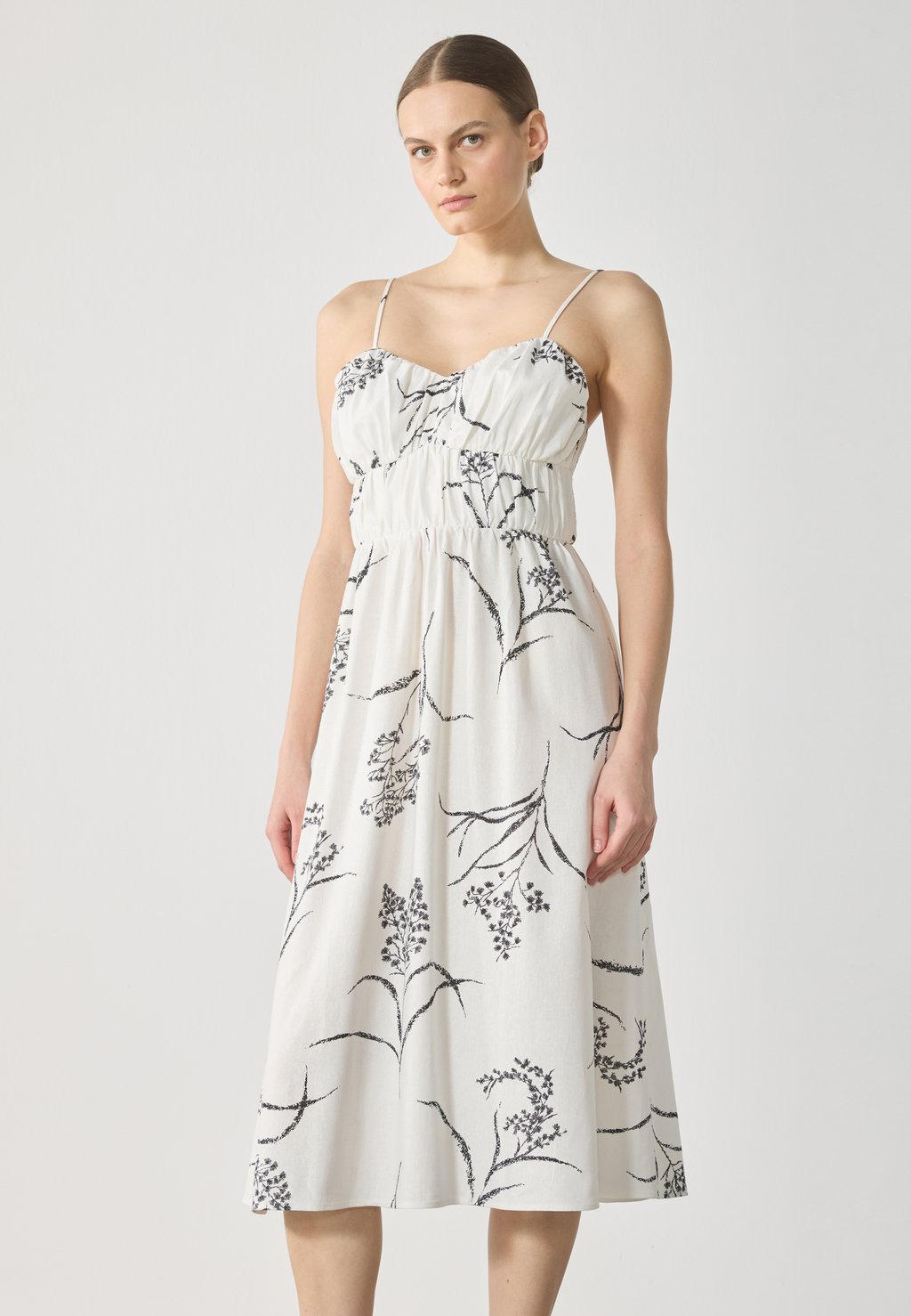 

Повседневное платье LINEN MIX DRESS Anna Field, кремовый