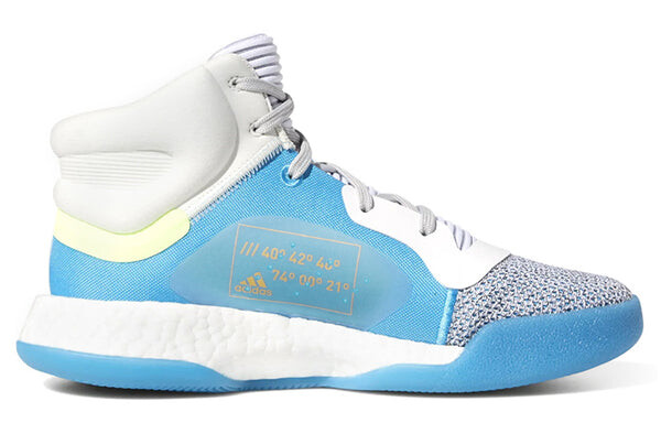 Кроссовки Marquee Boost J Adidas, синий — фото 2