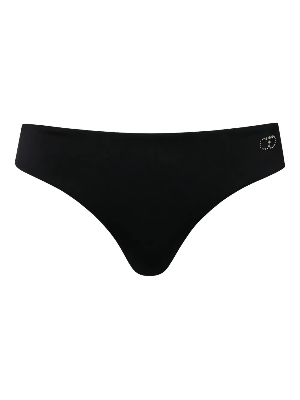 

Плавки бразилиана с логотипом Twinset, черный