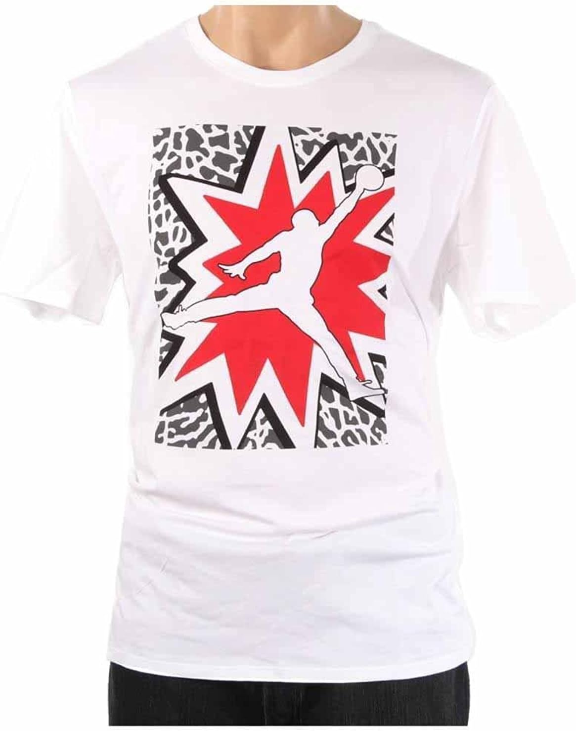 Мужская футболка NIKE Jordan Boom Pow Zap, White