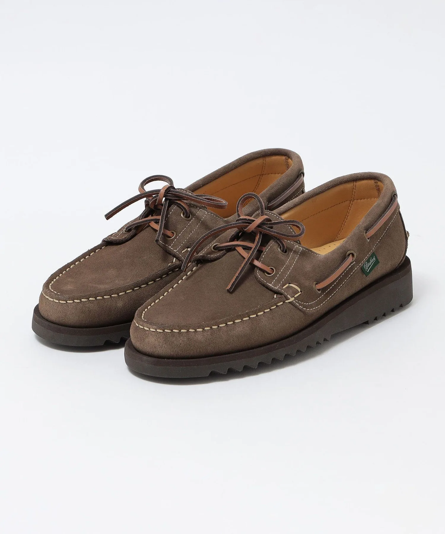 PARABOOT: Замшевые спортивные палубные ботинки BARTH SHIPS MEN, Khaki