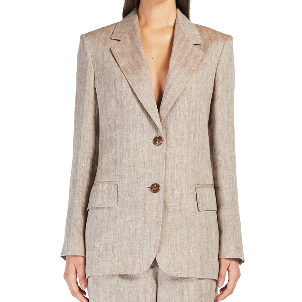 

MaxMara Studio Женское коричневое пальто для делового костюма