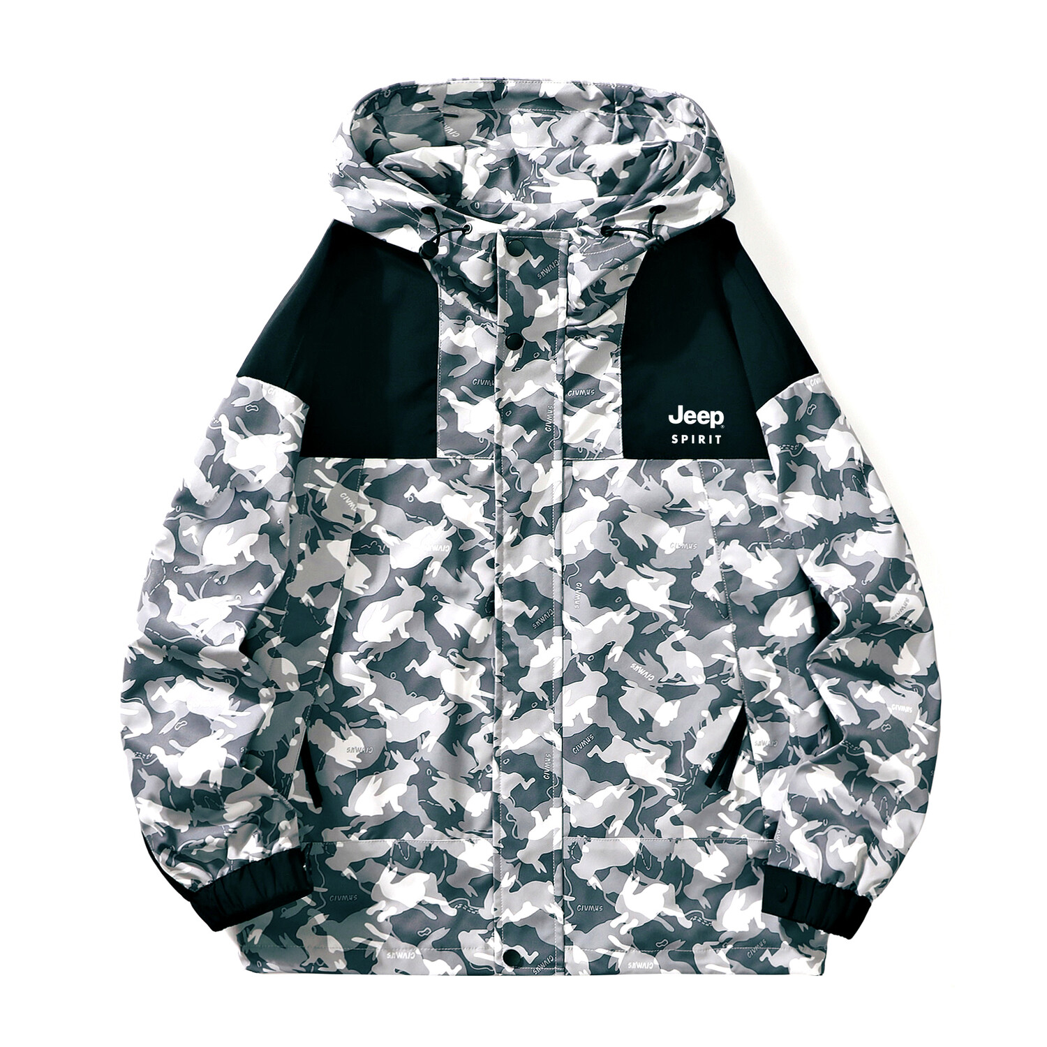 

Куртка унисекс Jeep Spirit, цвет Light Gray Camouflage