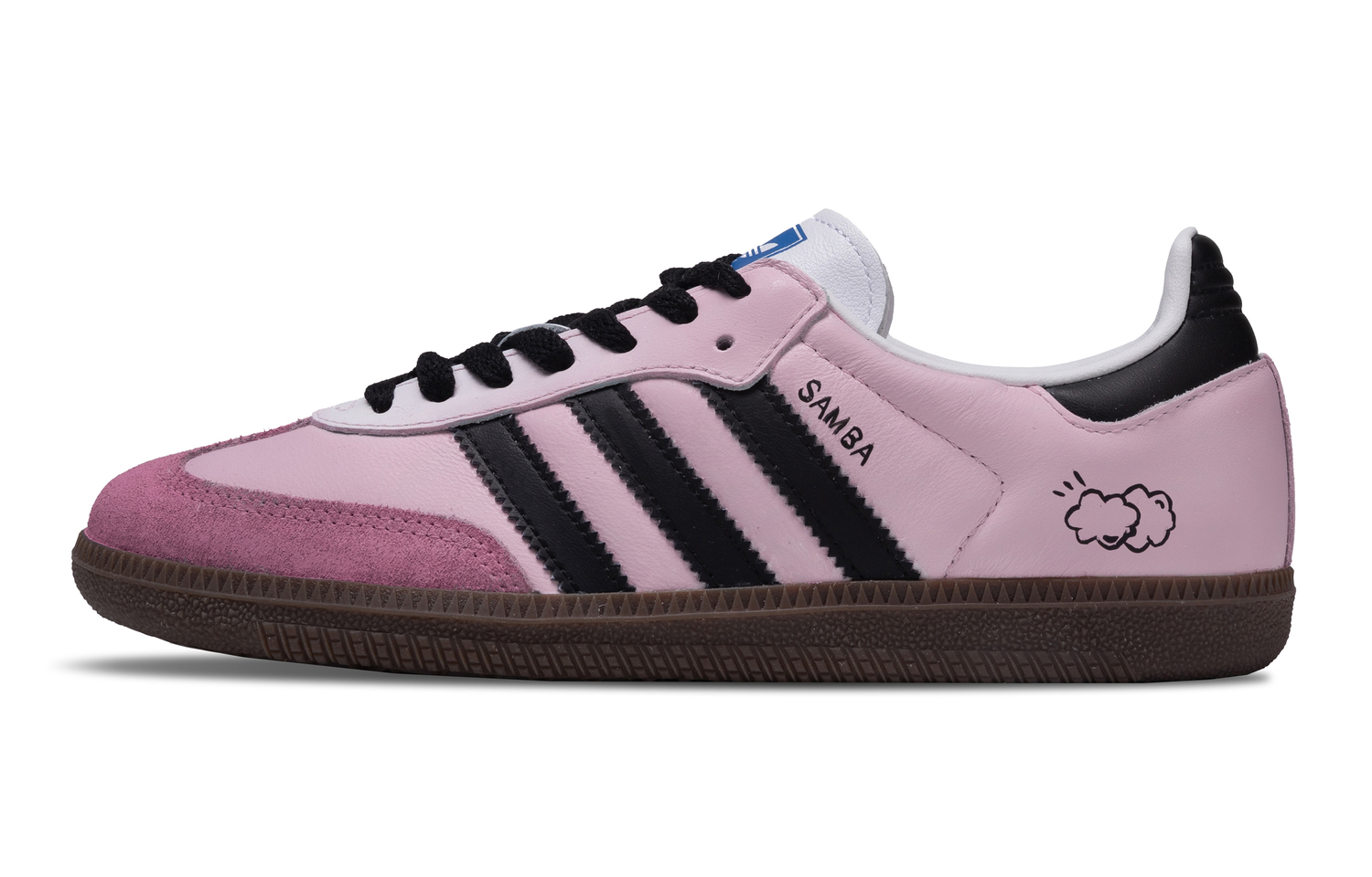

Adidas Originals Самба OG облегченные и дышащие немецкие армейские кроссовки низкие унисекс вишневый розовый, цвет Cherry Blossom Pink